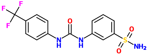 (图片) MC080110 3-[[[[4-(CF3)Ph]amino]carbonyl]amino]benzenesulfonamide